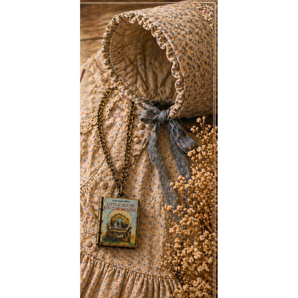 Little House On The Prairie Mini Jewelry  Necklace Laura Ingalls Fans  Tv Show